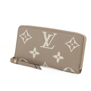 Louis Vuitton Empreinte Zippy Wallet Long Zip Tourterelle Cream Beige
